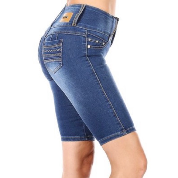 new Diva Star Colombian push up Bermuda shorts - Picture 2 of 3